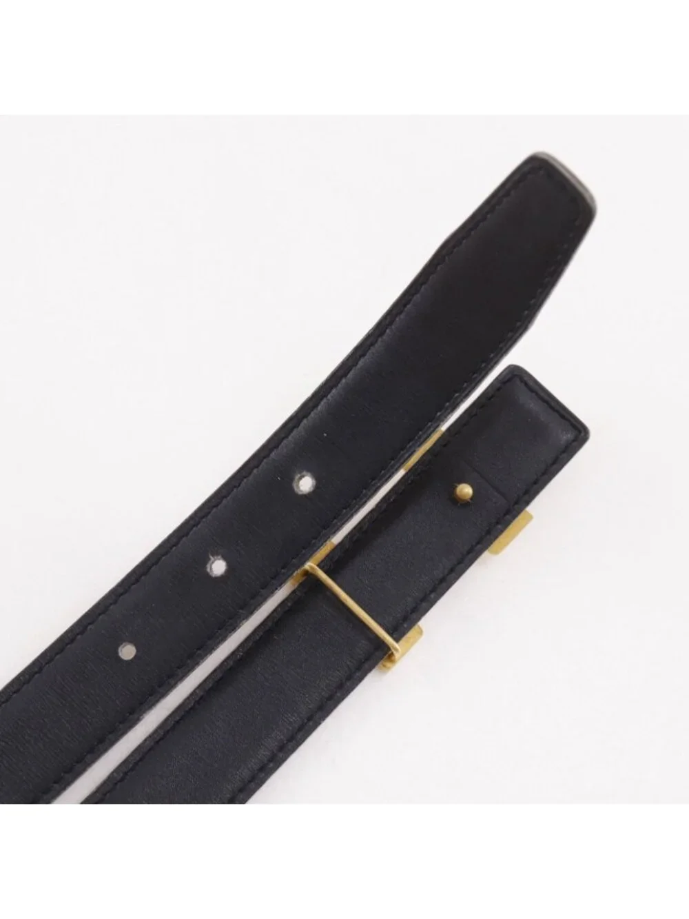 Hermes Constance Belt Reversible Veau Epsom Calf Gold Plated Brown Black